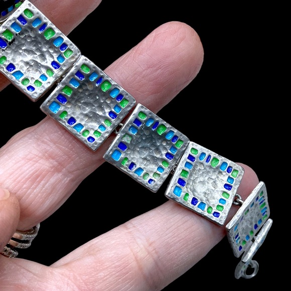 🌺Artisan Sterling Silver Bracelet - Picture 4 of 16